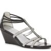 Wholesale New York Transit Baguette Wedge Sandal Black