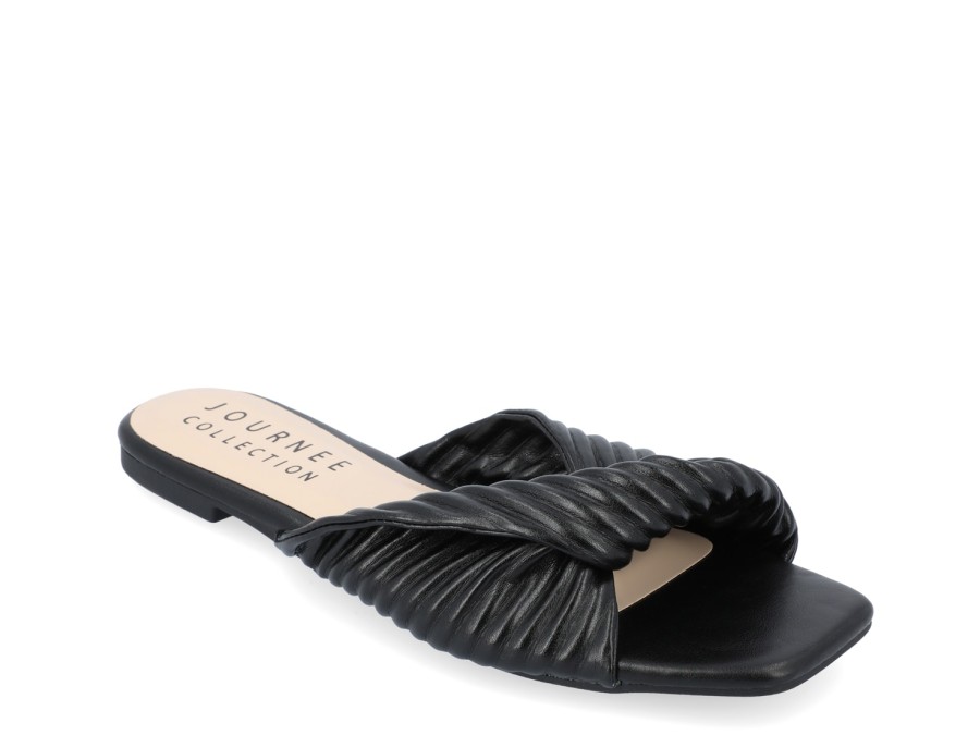 Best Journee Collection Emalynn Slide Sandal - Women'S Black