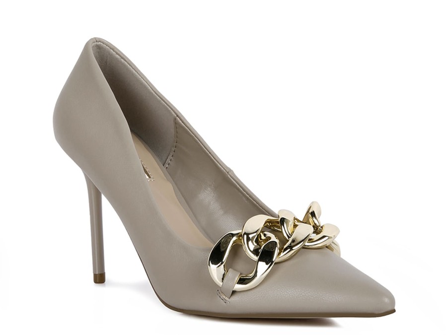 New London Rag Fontana Pump Taupe