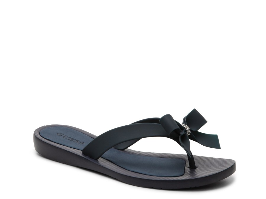 Clearance Guess Tutu Matte Jelly Sandal Navy