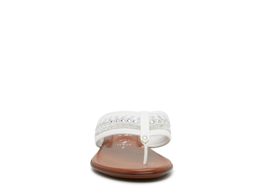 New Italian Shoemakers Zali Sandal White