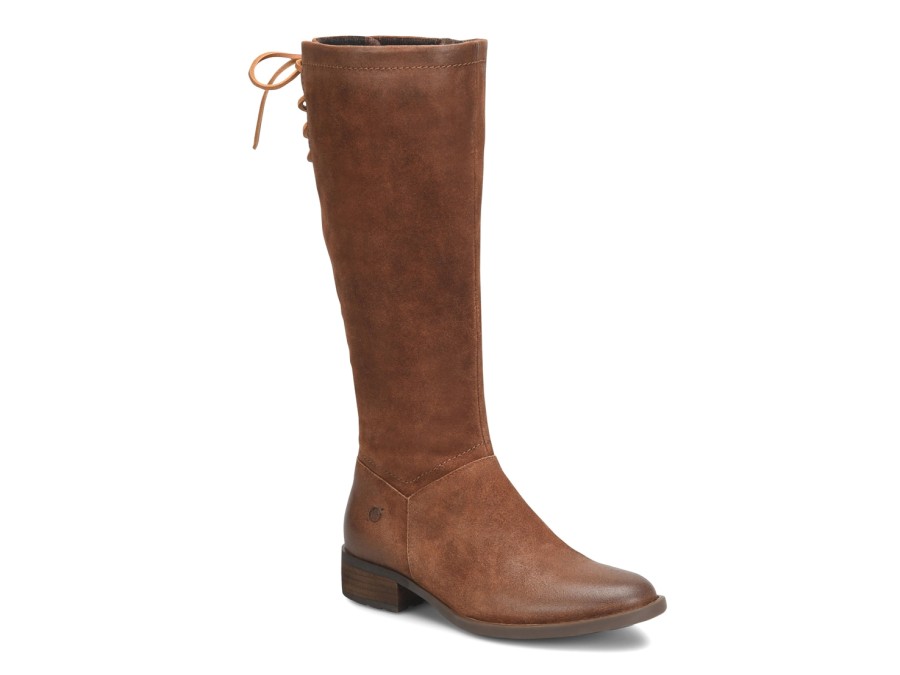 Clearance Born Hayden Boot Rust Suede