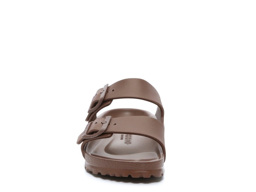 Best Birkenstock Arizona Essentials Slide Sandal - Women'S Dark Brown