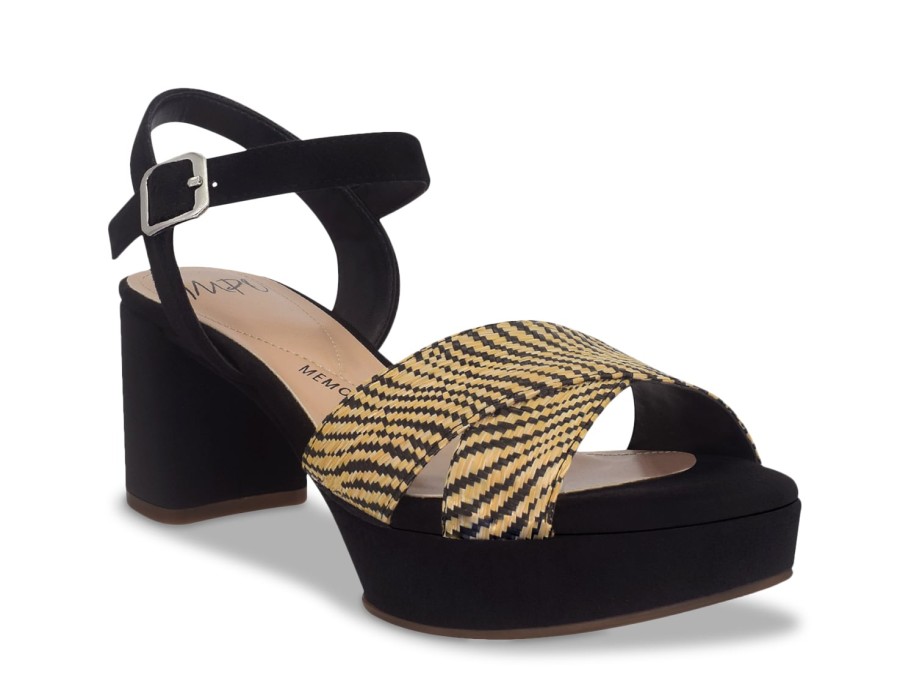 Wholesale Impo Nicolette Platform Sandal Black/Beige