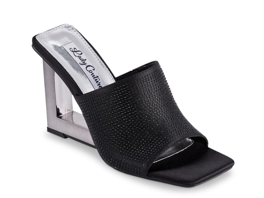 Wholesale Lady Couture Fuego Wedge Sandal Black