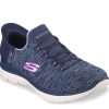 Online Skechers Hands Free Slip-Ins: Summits Dazzling Haze Slip-On Sneaker - Women'S Navy