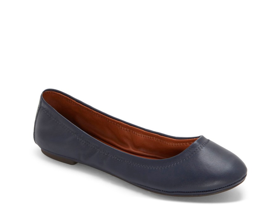 Online Lucky Brand Emmie 2 Flat Navy