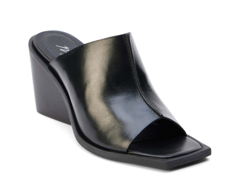 Best Matisse Lillie Wedge Sandal Black Leather