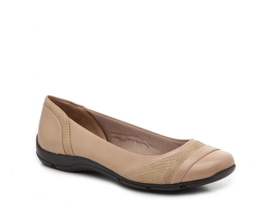 Online LifeStride Dig Flat Taupe