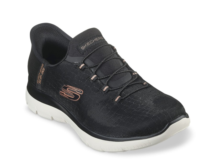 New Skechers Hands Free Slip-Ins: Summit Classy Night Sneaker- Women'S Black