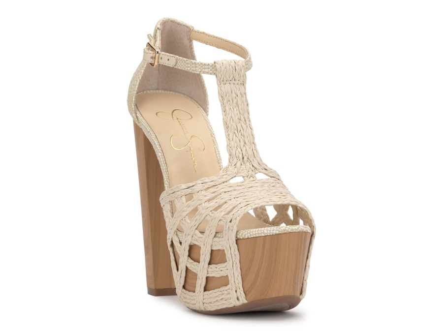 Wholesale Jessica Simpson Delei Platform Sandal Off White