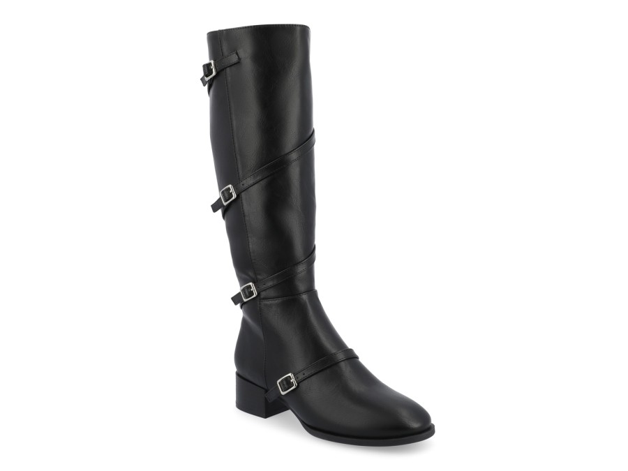 Best Journee Collection Elettra Boot Black