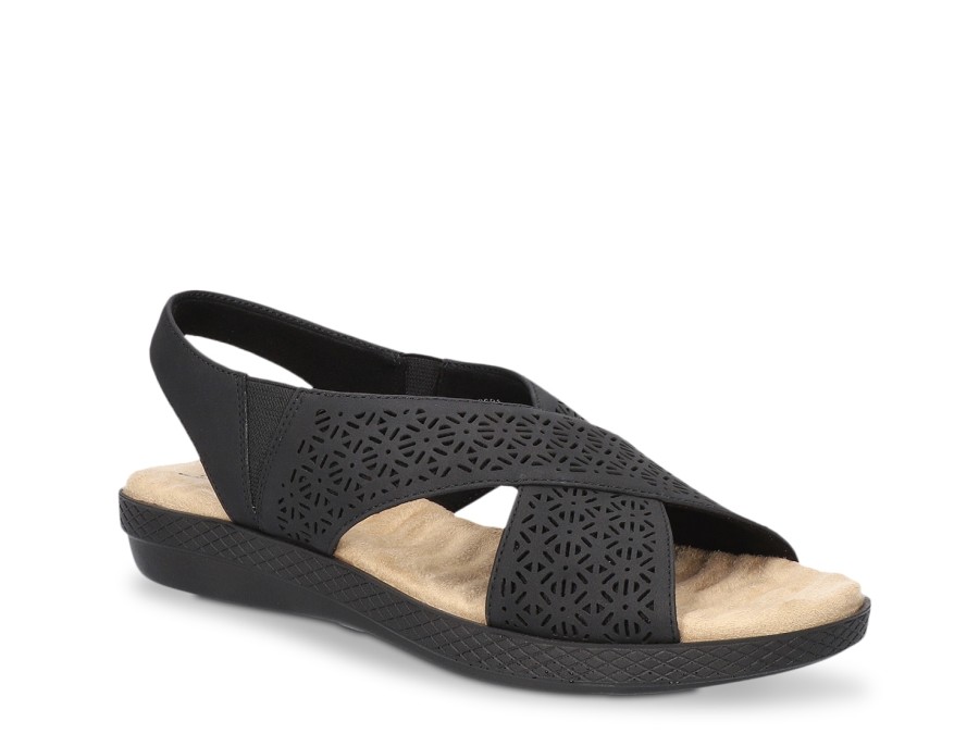 Best Easy Street Claudia Wedge Sandal Black