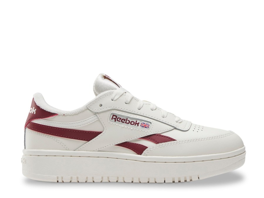 New Reebok Club C Double Revenge Sneaker - Women'S White/Red