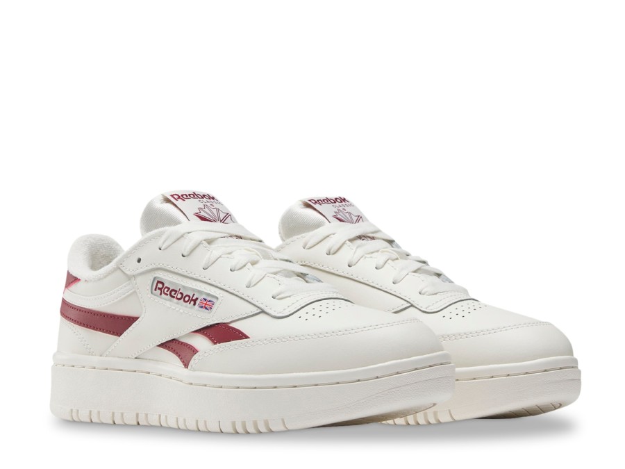 New Reebok Club C Double Revenge Sneaker - Women'S White/Red