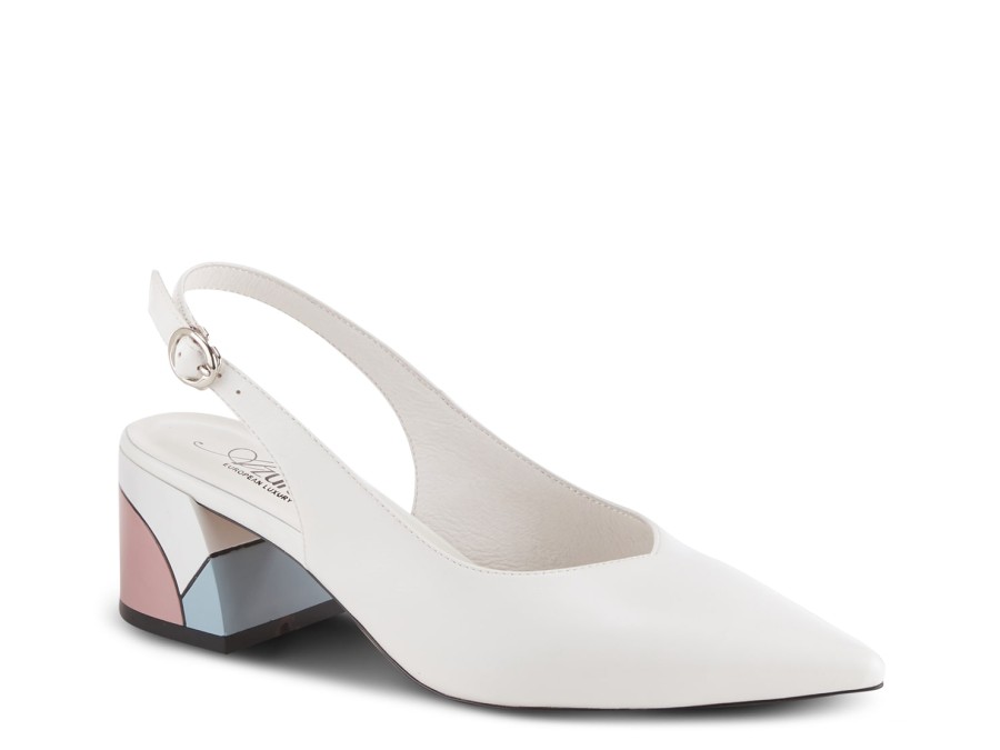 Clearance Azura Pretty Pump White