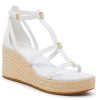 Online Franco Sarto Pana Espadrille Wedge Sandal White