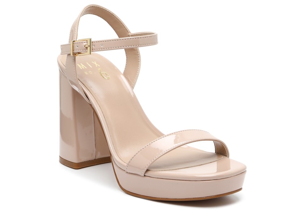 Clearance Mix No. 6 Sundra Sandal Beige Patent