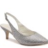 Hot Lady Couture Onyx Pump Silver Metallic