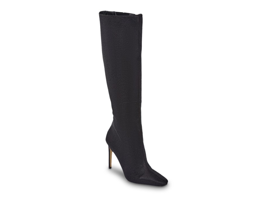 Online Lady Couture Diamond Boot Black