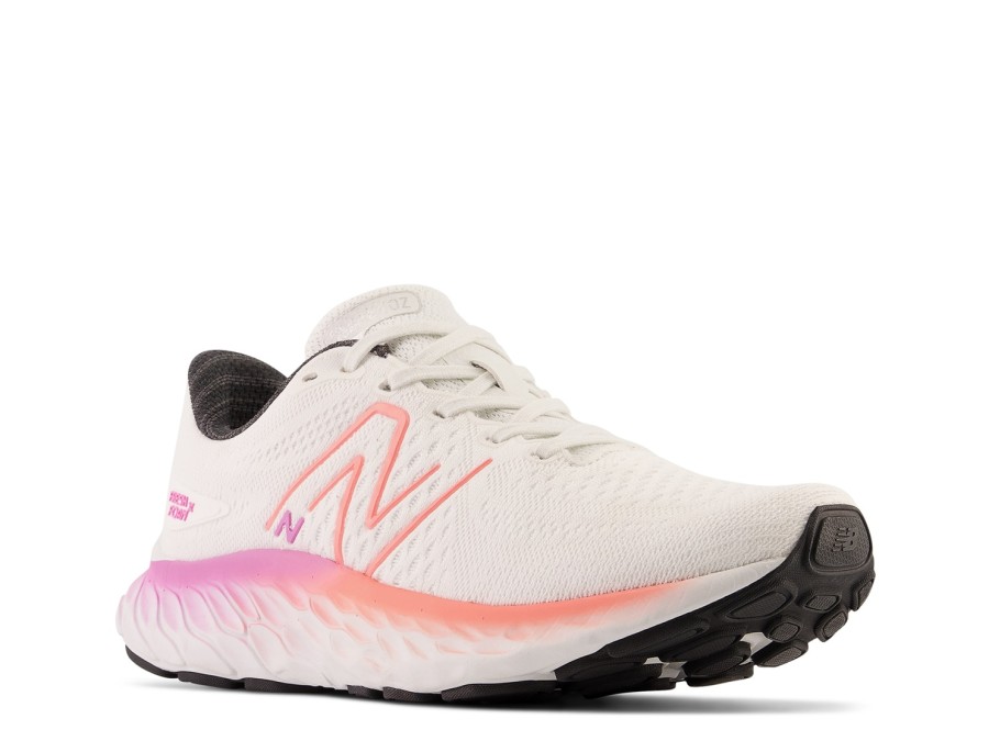 Clearance New Balance Fresh Foam X Evoz V3 Running Shoe - Women'S White/Pink