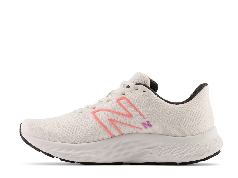 Clearance New Balance Fresh Foam X Evoz V3 Running Shoe - Women'S White/Pink