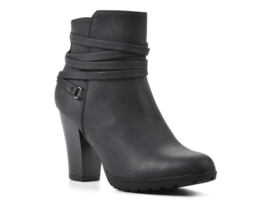 Hot White Mountain Spade Bootie Black