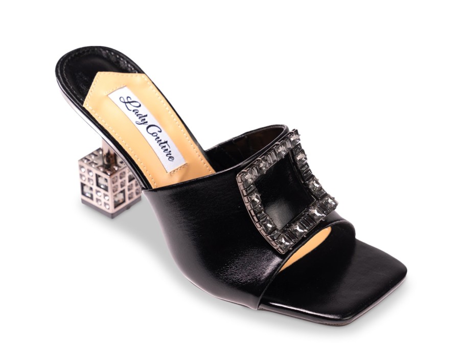 Clearance Lady Couture Casino Sandal Black