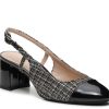 New Kelly & Katie Eliana Pump Black Plaid Tweed