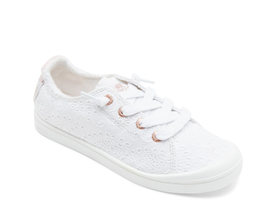 Best Roxy Bayshore Plus Slip-On Sneaker - Women'S White Embroidered