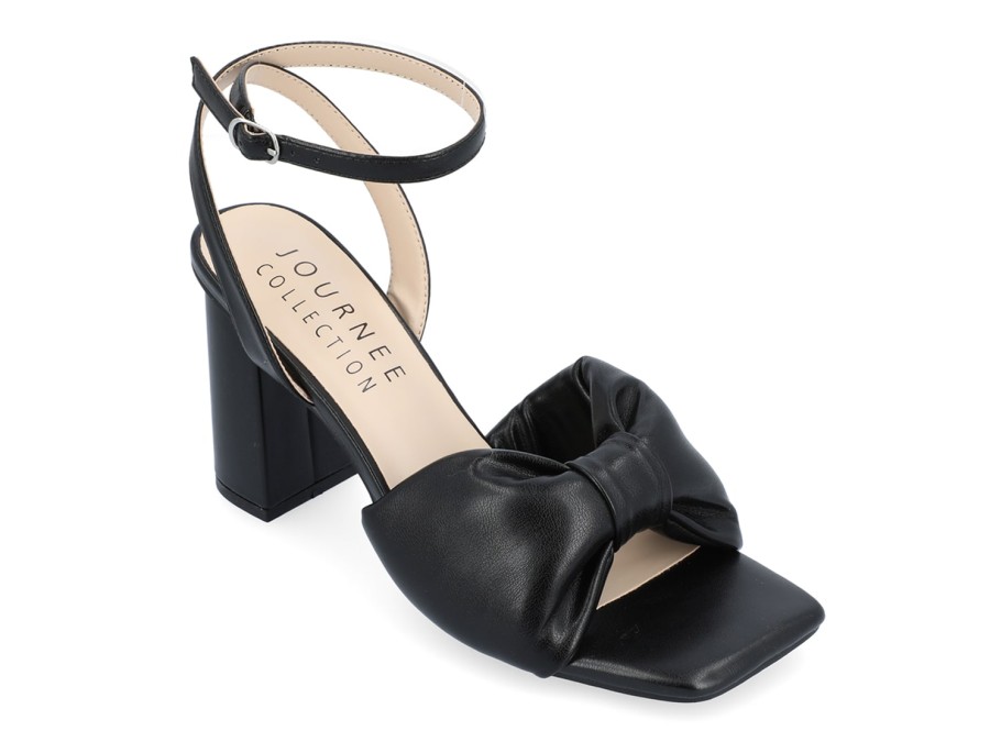 Best Journee Collection Lottey Sandal Black