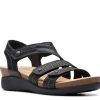 Wholesale Clarks Calenne Clara Wedge Sandal Black