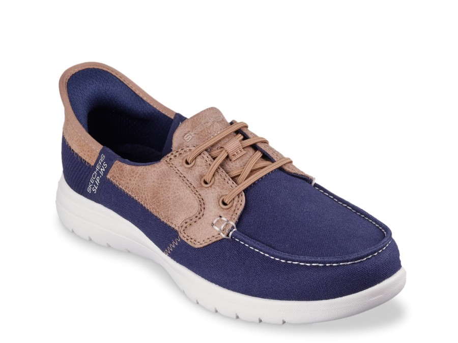 New Skechers Hands Free Hands Free Slip-Ins: On-The-Go Flex Palmilla Sneaker Navy