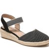 Online LifeStride Kimmie Espadrille Wedge Sandal Black