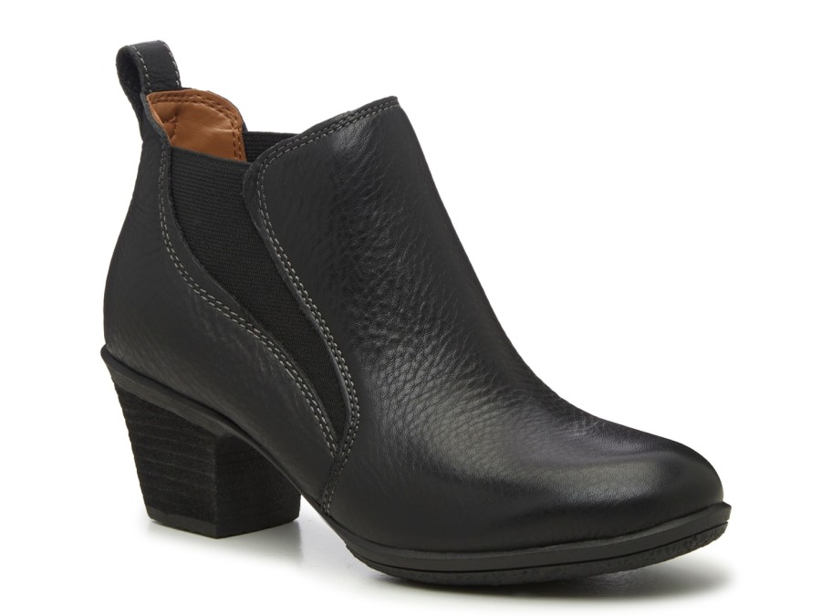 Hot Comfortiva Bailey Ankle Bootie Black Leather