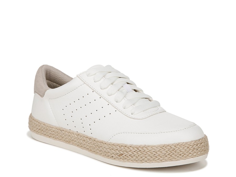 Best Dr. Scholl's Madison Fun Sneaker White/Taupe Synthetic