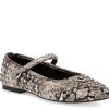 Best Steve Madden Vinetta Mary Jane Flat Natural Snake Print