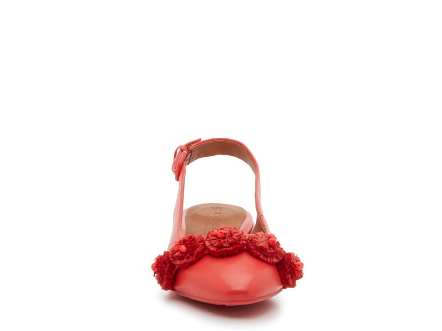 New Gentle Souls Anana Flat Bright Coral