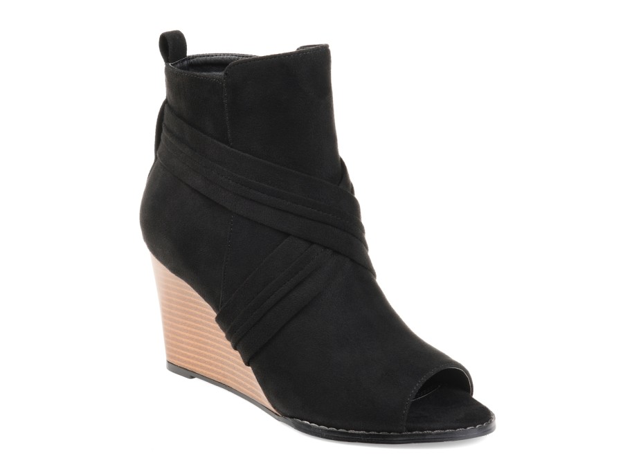 Wholesale Journee Collection Sabeena Wedge Bootie Black