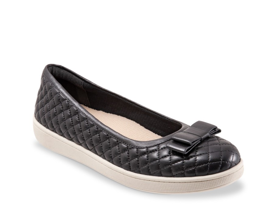 Wholesale Trotters Anna Ballet Flat Black