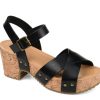 Online Journee Collection Valentina Sandal Black