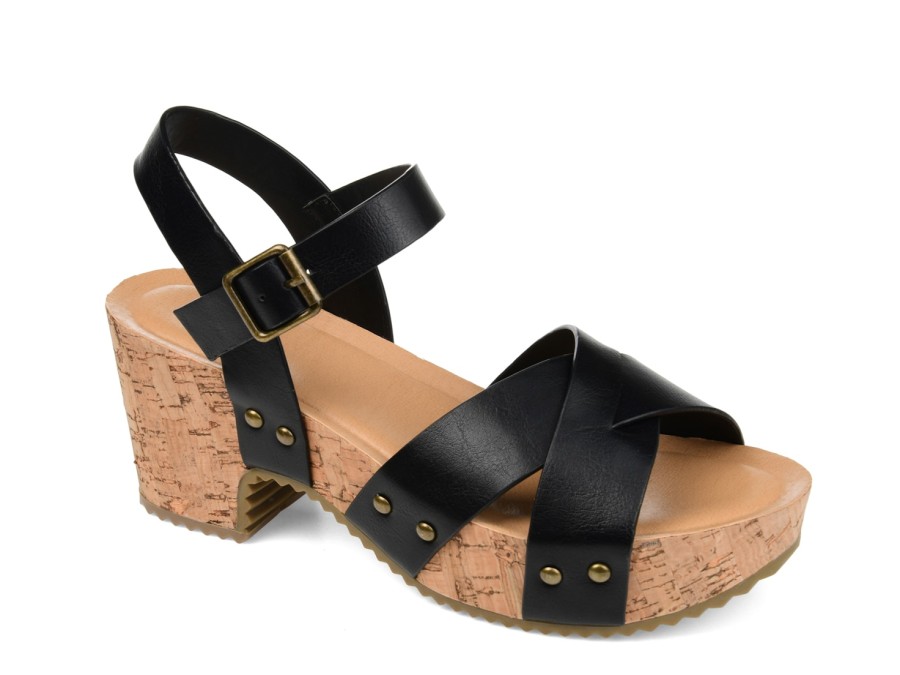 Online Journee Collection Valentina Sandal Black