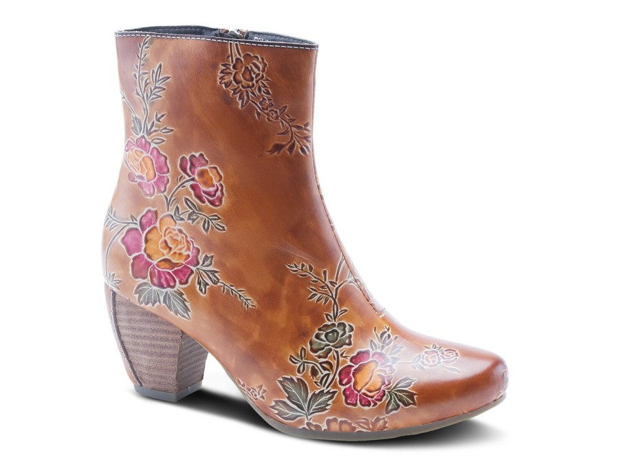 Online L'Artiste by Spring Step Folka Bootie Brown