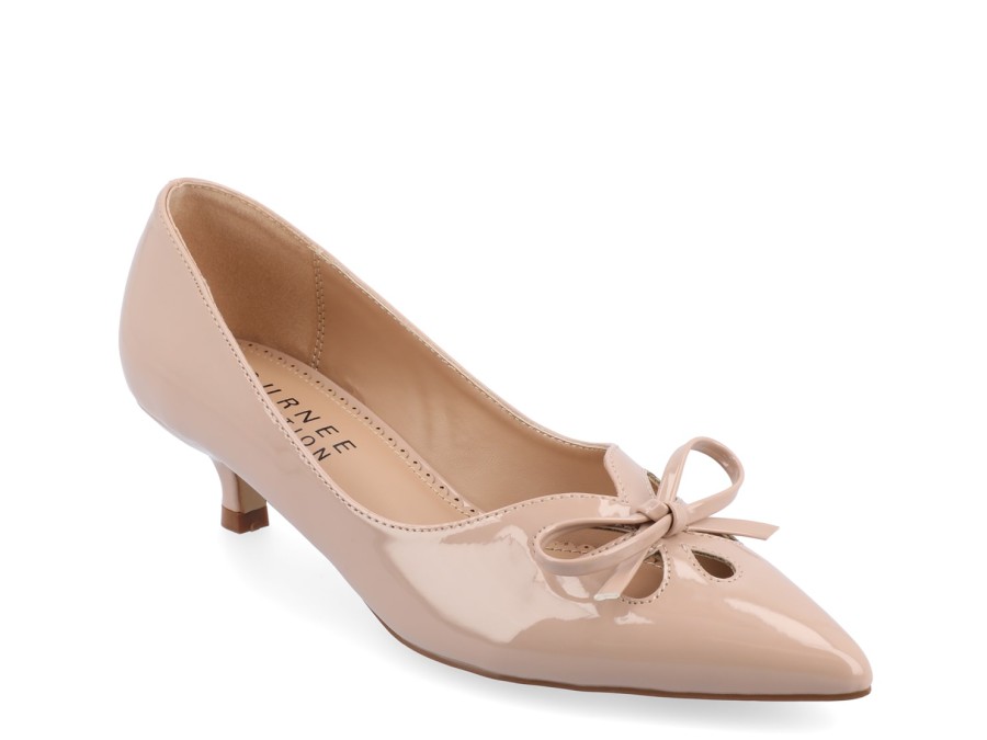 Best Journee Collection Lutana Pump Beige