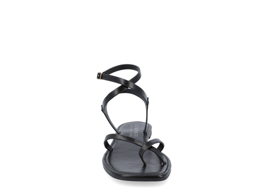 Clearance Journee Collection Charra Sandal Black