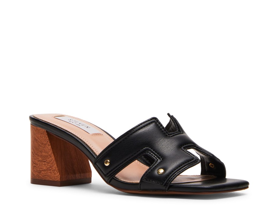 New STEVEN NEW YORK Amari Sandal Black