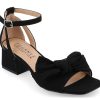 Best Journee Collection Zevi Sandal Black