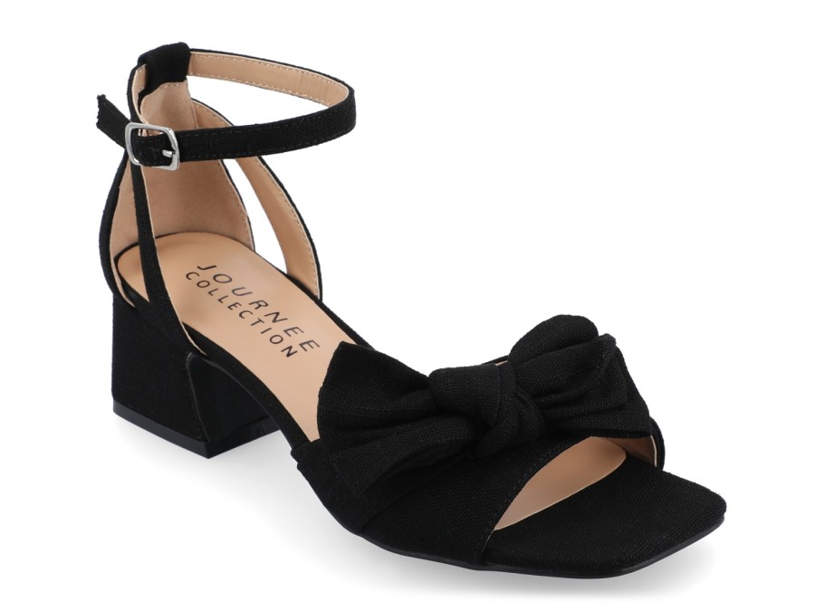 Best Journee Collection Zevi Sandal Black