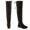 New Journee Collection Mount Over-The-Knee Boot Black