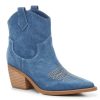 Wholesale Marc Fisher Gidden Cowboy Bootie Medium Denim Blue